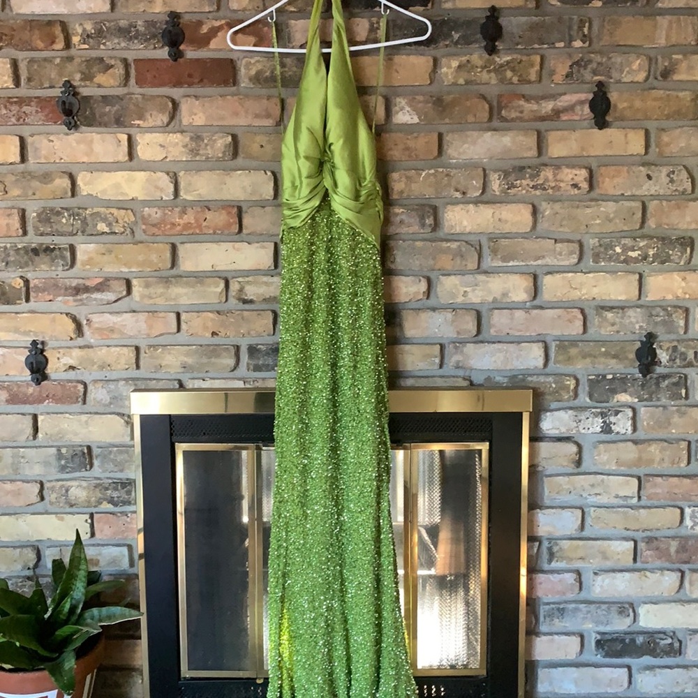 Scala Green Sequined Dress